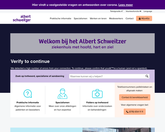 Albert Schweitzer Ziekenhuis Logo
