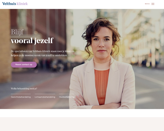 Velthuis kliniek Logo